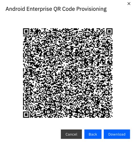 Android Enterprise QR Code Generator .